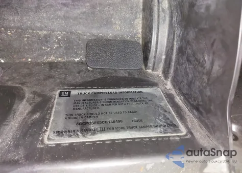 2012 Chevrolet Silverado 1500 Lt из США, поврежденный, VIN 3GCPCSE05CG146498